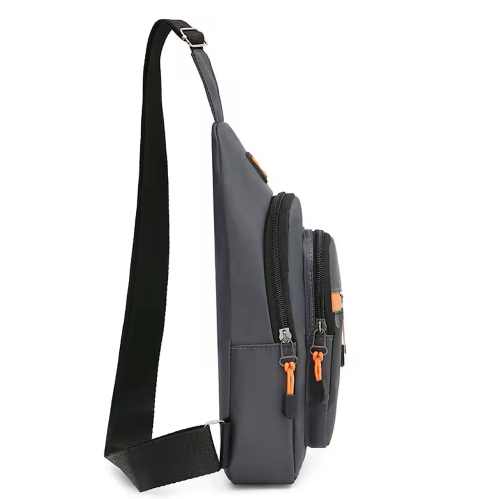 Gray and Black Sling Bag - Picture 2 of 3